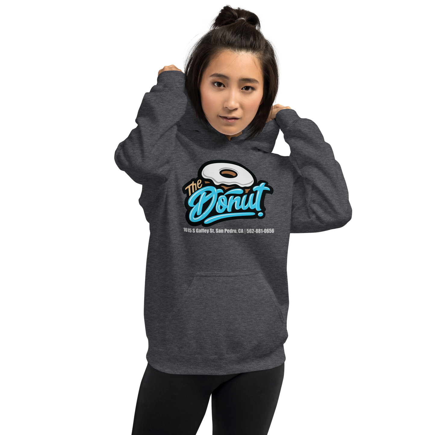 The Donut - Dark Heather Hoodie