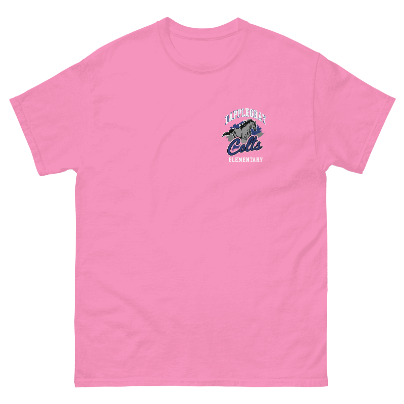 Youth Dapplegray Colts on Pink Short Sleeve Shirt