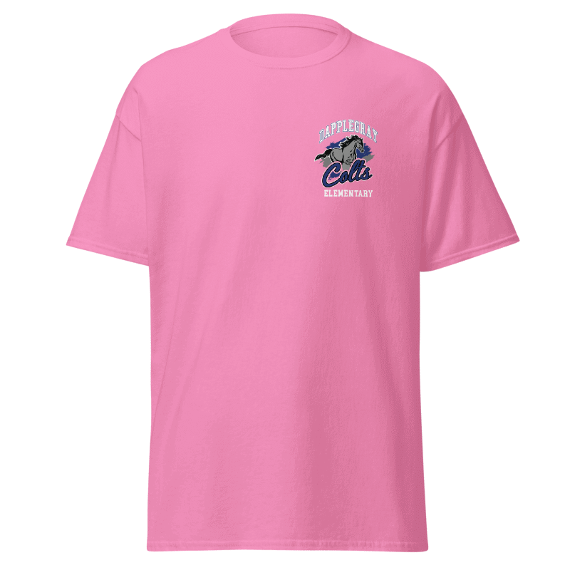 Youth Dapplegray Colts on Pink Short Sleeve Shirt