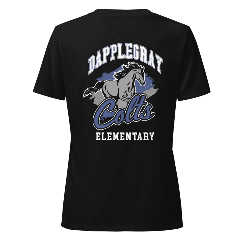 Dapplegray Colts on Black V-Neck short sleeve shirt