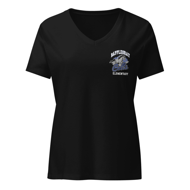 Dapplegray Colts on Black V-Neck short sleeve shirt
